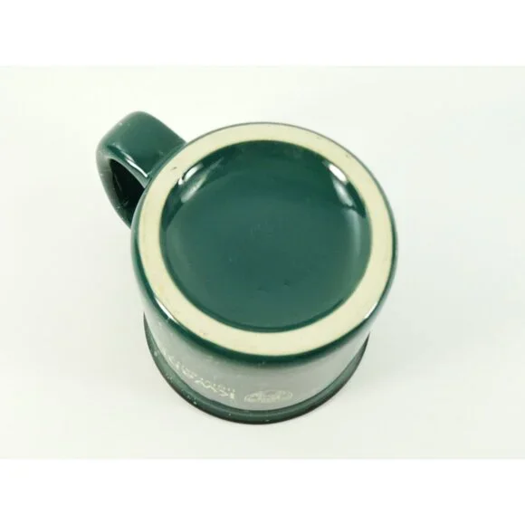 Kwantlen University College Coffee Mug Cup Green Speckled Thick Surrey BC - Picture 6 of 9